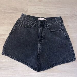 Stylish Black Denim Women's Shorts